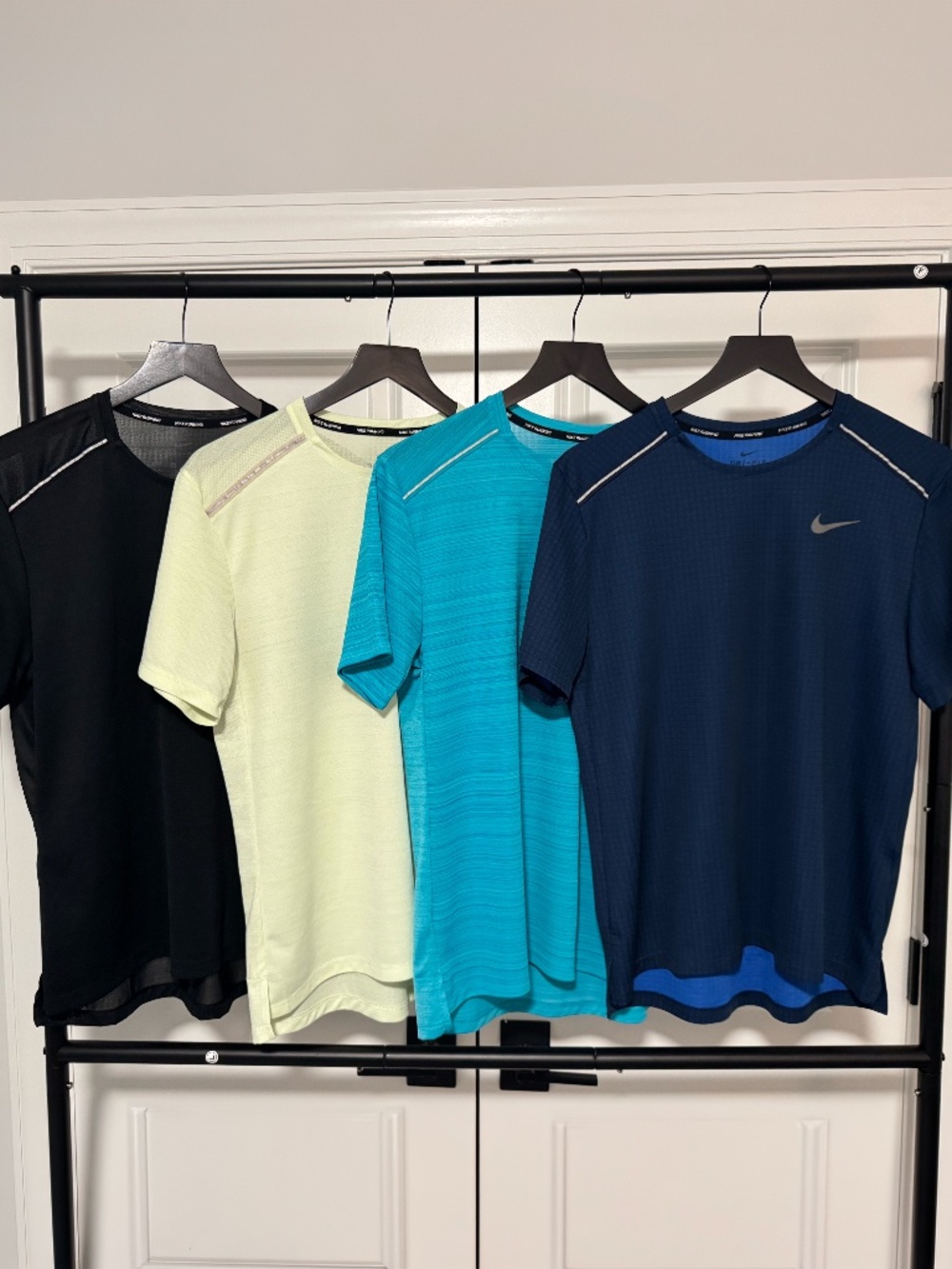 Nike Dri Fit Running Shirts Mens Medium Lot 4 Athletic Workout Tees Bundle